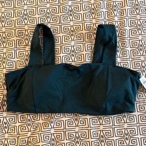 Teal bandeau bralette